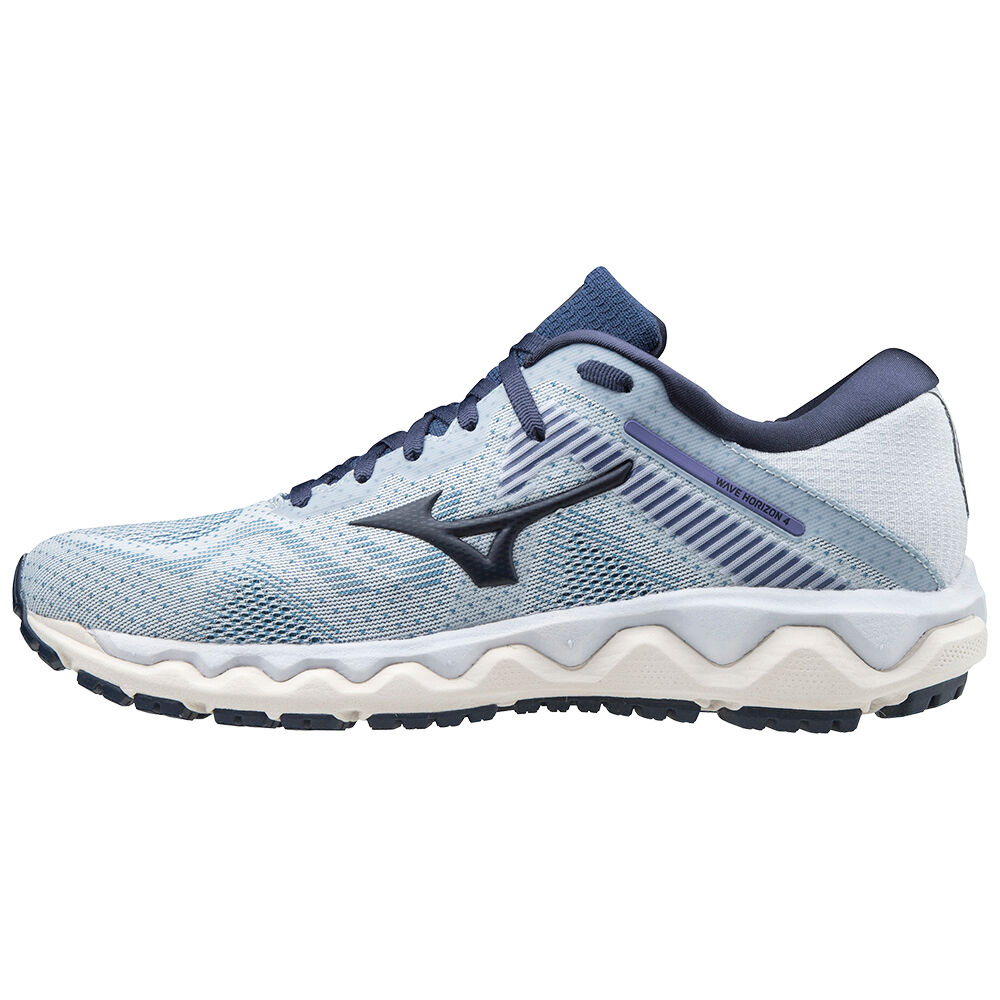 Mizuno Women's Wave Horizon 4 Running Shoes Blue/Indigo (J1GD202625-NYU)